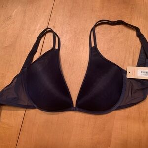 ThirdLove Bare Mesh Plunge Bra Size 34Cindigo / 34C